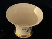 Lenox Holiday Nouveau Gold Large Centerpiece Gold Footed Bowl New Old Stock