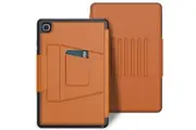 WASSUP Samsung Galaxy Tab A7 10.4 inch Case Smart Magnetic Auto Sleep Cover with Card Holder & Multi-Angle Bracket-Brown