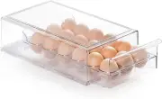 Egg Container for Refrigerator BPA Free Organizer Bins Stackable Egg Holder