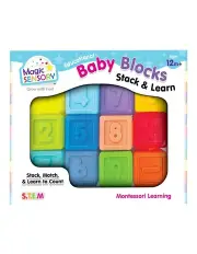 [Magic Sensory] Educational Baby Blocks Stack & Learn