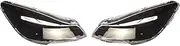 CLZCNQLX Car Front Headlight Glass Cover Compatible for kuga or Escape 2013 2014 2015 2016 Left and Right Side Transparent Lampshades(Left and Right)