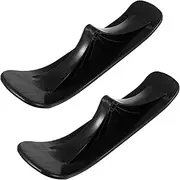 NOLITOY Scooter Ski Sled Adult Snow Scooter Attachment Ski Attachment Outdoor Snow Sled Accessories for Adults Skateboard Parts Pe Black