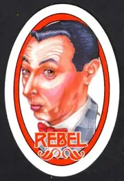Grindhouse Graphics REBEL Pee Wee Herman Art Sticker Gig Poster Street Artist