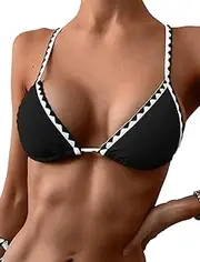 [ZAFUL] Women's Underwire Bikini Floral High Cut Bikini Set V-Wired Two Piece Swimsuit Bathing Suit
