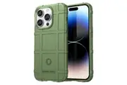 For iPhone 15 Pro Max Case, TPU Shielding Cover, Green