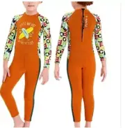Dive & Sail Kids Wetsuit 2.5 mm Neoprene Full Body Back Zip Size Medium New