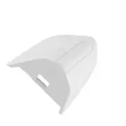 Front Left Handle Door Cap Key Pearl Cover Bezel Fit White 2013-2020 Ford Fion (for: Ford)