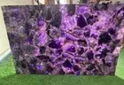 Amethyst Stone Quartz Agate Coffee Table Top For Center Furniture Decor