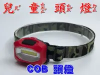 在飛比找松果購物優惠-【JLS】兒童頭燈 COB LED 頭燈 露營燈 釣魚燈 附