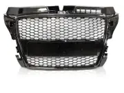 Kühlergrill schwarz glänzend for AUDI A3 8P 8PA 2006-2014 Wabendesign EU-spec GR