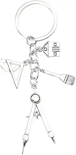 [Kefley] Engineer Architect Gifts Keychain for Men Women Architect Students Teacher Gifts for Teens Novelty Architectural Drafter Gifts for Interior House Designers Carpenter Arquitectura Key Chain Accessories