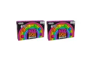 2PK Schylling Teenie Nee Doh Rainbow Kids Squishy Squeeze Toy 18cm Asst. 3y+