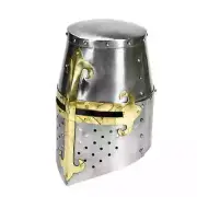 Medieval Helmet Crusader Knight Templar Armor Larp Great Gift Armour Steel Greek
