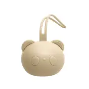 Bear Pacifier Case Silicone Box Dustproof Storage Bag Portable Soother Organiser