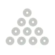10pcs Mop Cloth For Bot L10s Ultra/ S20 / S10 Pro / X10 For Q For B101cn Robot Vacuum Cleaner