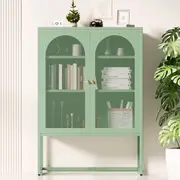 Elma Buffet Sideboard Storage Cabinet Green