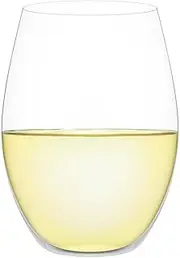 [Plumm] Outdoors Stemless White+ Outdoors Stemless White+ Wine Glasses, Clear, PLUOTPG5520