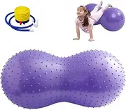 Peanut Ball, 45x90cm Exercise Ball Peanut Ball for Kids Therapy Yoga Ball with a Air Pump Fitness Ball for Pregnancy Birth Exercise, Physical Therapy