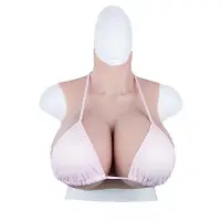 在飛比找Yahoo奇摩拍賣-7-11運費0元優惠優惠-Z罩杯矽膠義乳偽娘男用假假奶超大巨乳男扮女cos主播道具變裝