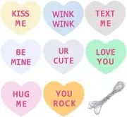 Hearts Banner for Wedding Decoration Proposal Decor Valentines Day 6 Ft. No DIY