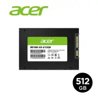 在飛比找momo購物網優惠-【Acer】Acer RE100 SATA 2.5” 512