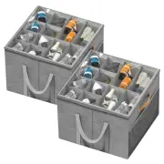 Shoe Storage Organizer for Closet, Large Shoe Box Storage Containers with Cle...
