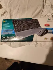 Logitech Cordless Desktop S520 Keyboard + Laser Mouse Brand New, SEALED In Box