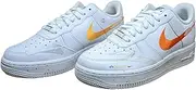 [Nike] Women's Air Force 1 '07 LX Sneakers (White/Washed Teal-White, 9.5)