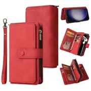For Samsung Galaxy S24 Cover Multiple Card Slots Leather Wallet Phone Case