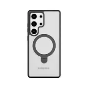 X-Doria Raptic Air Stand MagSafe Samsung S25 Ultra Protective Case Black/Clear