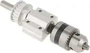 Unpowered Spindle Assembly, B12 Drill Chuck M10 Shaft Sleeve, Lathe Press Motor Chuck Adapters, 7000RPM, 5.8×1.6 Inch, for DIY Table Saw, Bench Drill, Bench Mills
