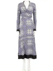 Abstract Patterned Maxi Dress