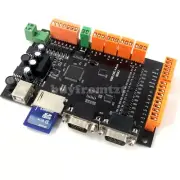 MDK2 USB CNC Breakout Board 100KHz 4-Axis Stepper Motor Controller SD Interface