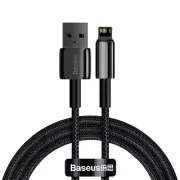 Baseus Tungsten Gold 2.4A USB A to iPhone Fast Charging Cable Data Transfer Wire