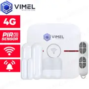 4G WiFi Wireless Home Security Alarm System with Smart App Control