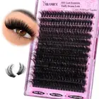 Lash Extension Kit Thick Eyelash Extension Kit 14-18Mm Fluffy Lash Clusters 200D