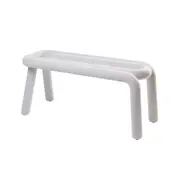MIUZ Replica Bold Bench Designer Seat Living Room Entryway Furniture - White
