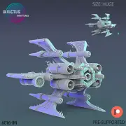 Infected Alien Jet | Invictus Miniatures | RPG Wargaming 3D Printed Miniature