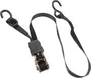 MUELODSIC Heavy Duty Cargo Ratchet Straps Durable Tie Down Strap with Dual Hooks for Secure Luggage Motorcycle and Cargo Binding Versatile Wear Resistant Easy to Use