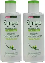 Simple Micellar Cleansing Water 6.7 Ounce (2 Pack)