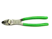 Snap On Tools NEW 29ACFG GREEN Soft Grip 9" Wire Terminal Crimping Tool USA
