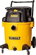 DeWALT 1400W Wet Dry Vacuum Cleaner - 61L Tough-Built Vac for Carpets, Couches, Hard Floors and Patios - Garage Blower with Drain Plug and Accessories, Ideal for Carpet Cleaning and Outdoor Use