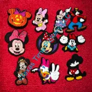 Qty 10 Crocs Shoe Charms Charm Mickey Minnie Mouse Disney Disneyland WDW Goofy