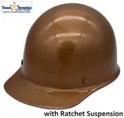 MSA Skullgard Cap Style with Ratchet Suspension - Custom Copper