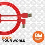 UDG Ultimate U95005 USB2 Cable A-B Red Angled 2m - Brand New - Belfield Music