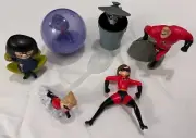 2018 Incredibles 2 McDonald's Happy Meal Toys Disney Pixar Lot of 6