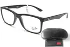 Ray Ban RX7027I 5196 Matte Black Frames Reading Glasses/Bifocal/Progressive Lens
