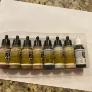 Vallejo Paint 8 Colors For Models & Miniatures 17ml. Bottle Model Air (Set of 8)