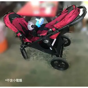 二手 Baby Jogger City Select Double Stroller+提籃+提籃轉接器