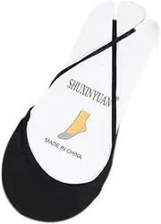 [CLSSLVVBN] 2pack/lot Summer Socks For Women Breathable Lightweight For Various Occasions Transparent Boat Socks Boat Socks Women